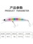 D Tarzı Uzun Atış 9 cm 26G Sığ Dalış Wobblers Minnow Jerkbait Balıkçılık Cazibesi Crankbait Sahte Yem Balıkçılık Sazan Çizgili Bas Pesca (Yurt Dışından) 5