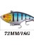 H Tarzı 1 Pc Titreşim Batan Vıb Balıkçılık Cazibesi 7.2 cm 18G Dudaksız Crankbait Yapay Sert Yem Tüm Derinlik Kış Pike Bas Kış Mücadele (Yurt Dışından) 3