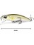 K Tarzı 1 Adet G Batan Minnow Cazibesi Sert Yem Wobblers Minnow Sazan Balıkçılık Cazibesi Isca Pesca Yapay Minnow Cazibesi Alabalık Bas (Yurt Dışından) 3