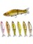 Ben Tarzım Yumuşak Kuyruklu Abs Gövde Swimbaits Turna ve Levrek Için Yumuşak Yem Üst Balıkçılık Yemleri Eklemli Minnow Wobblers (Yurt Dışından) 4
