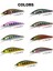 D Tarzı 4g-5cm 1 Adet Minnow Balıkçılık Cazibesi G Batan Sert Yem Wobbler Jig Yem Crankbait Sazan Çizgili Bas Pesca Olta Takımı Swimbait (Yurt Dışından) 4