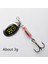 E Tarzı G Lures Kaşık Balıkçılık Lures Wobblers Crankbaits Jig Metal Pullu Alabalık Kaşık Kancalı Sert Yem Sazan Balıkçılık Yemi (Yurt Dışından) 1