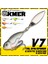 V4-F Tarzı 7g Kmer Kuyruk G Balıkçılık Lures Jig Er Spinjig Vıb Pike Walleye Için Batan Kancalar Kış Ekipmanları Aksesuarları Mücadele (Yurt Dışından) 2