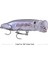 No.4 Stili Opper Balıkçılık Cazibesi 7 cm 9.4g Topwater Sert Yapay Plastik Yem Bas Wobblers Crankbait Pesca Sazan Olta Takımı (Yurt Dışından) 1