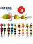 A-004 Tarzı Balık Kral Mandula Yem Yapay Yem Swimbait Wobbler Yumuşak Yem Köpük Yem Yem Böcek Pesca Bas Pike (Yurt Dışından) 2