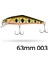 No.3 Tarzı D1 Nehir Alabalık Cazibesi Batan Minnow Balıkçılık Yem Yapay Sert Wobblers Jerkbait Crankbait Bas Pesca Mücadele (Yurt Dışından) 1