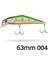No.4 Stili D1 Nehir Alabalık Cazibesi Batan Minnow Balıkçılık Yem Yapay Sert Wobblers Jerkbait Crankbait Bas Pesca Mücadele (Yurt Dışından) 1