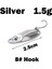 Gümüş-1.5g Tarzı Yenı Mini Balıkçılık Cazibesi 1.5g2.5g3.5g Kaşık Metal Lureerbsit Minnow Küçük Fgle Kanca Jig Akışı Alabalık Yemler Pesca Sıcak (Yurt Dışından) 1
