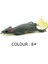No.8 Tarzı Yumuşak Fare Balıkçılık Cazibesi 9 cm 12G Çift Pervane Wobblers 3D Simülasyon Yüzen Yemler Isca Yapay Bas Olta Takımı Pesca (Yurt Dışından) 1