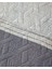 Line Art Çift Kişilik Yatak Örtüsü Takımı Gri 3