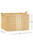 Jüt Dolap İçi Çamaşır Çocuk Odası Oyuncak Düzenleyici Katlanır Saklama Sepeti Organizer 42x31x25 cm 7