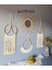 Wall Art Bohem Makrome Duvar Dekorasyon Ürünü 4’lü Set ZRN280 2