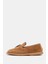 Be Style  Aden Kadın Camel Süet Deri Loafer 5