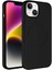 Apple iPhone 14 Plus Uyumlu Magsafe Wireless Şarj Özellikli Pastel Renk Silikon Zore Plas Kapak-Siyah 1