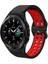 Galaxy Watch 4 Classic 42MM Krd-02 Uyumlu Kordon Zyl Mavi-Beyaz 5