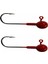 Jig Head No:2/0  8.5gr  Zoka Iğne  Kırmızı (2ADET) 2