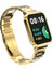 Xiaomi Redmi Watch 2 Lite Uyumlu Krd-60 Metal Kordon Zyl Gold 1