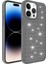 iPhone 14 Pro Uyumlu Airbagli Parlak Tasarımlı Zore Snow Kapak-Siyah 1