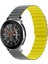 Gear S3 Uyumlu Krd-52 Kordon Cpu Gri-Turuncu 2