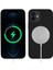iPhone 12 Mini Uyumlu Zore Silksafe Wireless Kapak-Siyah 1