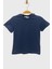 Mojo Unisex Çocuk Basic Kısa Kol Tshirt 5372 Lacivert 3