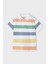 Erkek Çocuk 3-9 Yaş Çizgili Kısa Kol Lakos T-Shirt 3108 2