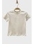 Mojo Çocuk Basic Kısa Kol Tshirt 5372 Krem 1