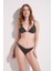 Çıkarılabilir Ince Kaplı Simbasy Simli Kumaşlı Ipli V Altlı Üçgen Bikini Takımı 1