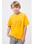 Erkek Çocuk 8-16 Yaş Kısa Kol T-Shirt 6040 Sarı 1