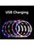 Sarı Stil 35CM Pet USB Şarj Edilebilir LED Köpek Tasması Işık Gece Güvenliği Yanıp Sönen Pet Malzemeleri Küçük Köpek Için Köpekler Aksesuarları LED Yaka Büyük (Yurt Dışından) 2