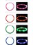 Sarı Stil 35CM Pet USB Şarj Edilebilir LED Köpek Tasması Işık Gece Güvenliği Yanıp Sönen Pet Malzemeleri Küçük Köpek Için Köpekler Aksesuarları LED Yaka Büyük (Yurt Dışından) 4