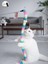 No.7 Tarzı Kedi Oyuncak Tüy Kedi Teaser Değnek Kedi Interaktif Oyuncak Komik Tırtıl Renkli Çubuk Teaser Değnek Pet Kedi Malzemeleri Kedi Aksesuarı (Yurt Dışından) 3