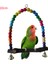 Tahta Çubuk 10CM Tarzı Ahşap Kuş Salıncak Oyuncak Cockatiels Parakeets Kafes Aksesuarları Için Asılı Bells ile Kuş Kafesi Papağan Levrek Standı Oyun Spor Salonu (Yurt Dışından) 1