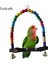 Tahta Çubuk 10CM Tarzı Ahşap Kuş Salıncak Oyuncak Cockatiels Parakeets Kafes Aksesuarları Için Asılı Bells ile Kuş Kafesi Papağan Levrek Standı Oyun Spor Salonu (Yurt Dışından) 2
