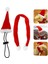 2 Adet Sürüngenler Christams Şapka Cosplay Sahne Sakallı Ejderha Kertenkele Santa Şapka Eşarp ile Pet Noel Kostüm Sürüngenler Için Set (Yurt Dışından) 1