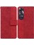 Oppo A60 4g Geometrik Kabartmalı Premium Pu Deri Kickstand Için Flip Case (Yurt Dışından) 1