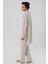Keten Boyfriend Oversize Gömlek Pantolon Takım K600 2