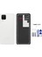 Samsung Galaxy A12 - SM-A125F Full Kasa Arka Kapak Takım Beyaz - Tamir Seti 1