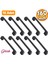 10 Adet Gölcük Oval (160 mm - 16 cm) Siyah Metal Mobilya Mutfak Çekmece Dolap Dolabı Kulbu Kulpu Kulpları 1