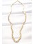 316L Çelik Gold Renk Arpa Tasarımlı Kolye - EBJ240521W24285 2