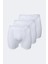 Erkek Beyaz 3 Lü Modal Uzun Boxer 010 3M010 1