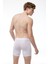 Erkek Beyaz 3 Lü Modal Uzun Boxer 010 3M010 4