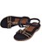 Taş Detaylı Comfort Kadın Sandalet GJ-24Y120-4 Siyah 4