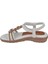 Taş Detaylı Comfort Kadın Sandalet GJ-24Y120-4 Beyaz 3