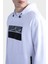 Kapüşonlu Pamuk Karışımlı Regular Fit Sweat Erkek Sweat 13311882 010 3