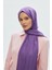 Aminenesil Kubbe Desen Sara Jakar Şal Mor Renk 2