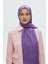 Aminenesil Kubbe Desen Sara Jakar Şal Mor Renk 4