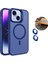 iPhone 13 Kılıf + Lens Koruyucu Magsafe ve Stant Özellikli Arkası Mat Sert Pc Leke Yapmaz 1