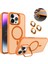 iPhone 14 Pro Max Kılıf + Lens Koruyucu Magsafe ve Stant Özellikli Arkası Mat Sert Pc Leke Yapmaz 1