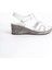Deri Beyaz Anatomik Taban Comfort Kadın Sandalet TMD202455 4